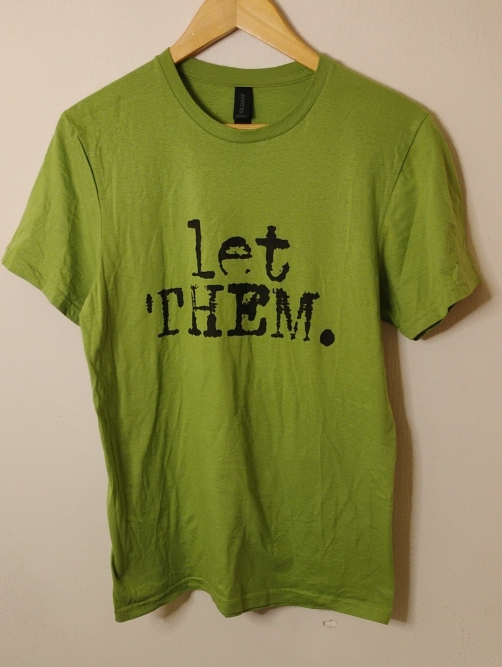 Gildan Lime Green 'let THEM.' Graphic Tee